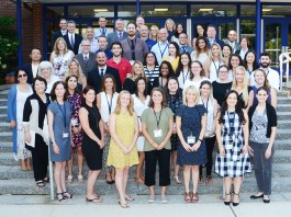 New secondary faculty for the 2018-19 school year. (Photo by Irwin Mendlinger)