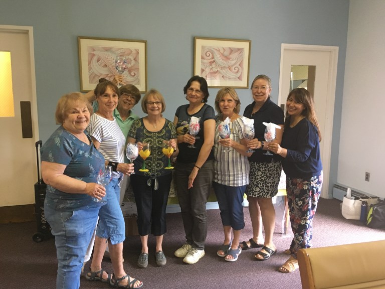 Zonta club hosts wine and paint afternoon Zonta club hosts wine and paint afternoon
