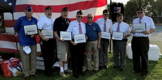 Assemblyman Anthony D'Urso presented citations to veterans honored in a recent concert. (Photo courtesy of Assemblyman Anthony D'Urso's office)