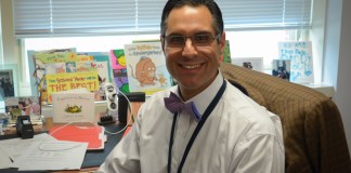 Michael Grimaldi is the new principal of E.M. Baker Elementary School. (Photo by Janelle Clausen)