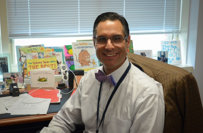 Class in session for new E.M. Baker Principal Michael Grimaldi