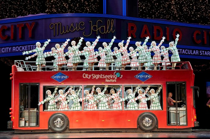 Two of the Rockettes, famous for their performances at Radio City Music Hall, will be visiting the Manhasset Library. (Photo from MSG Photos)