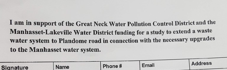 Manhasset Chamber of Commerce calls for Plandome Road sewer cost analysis