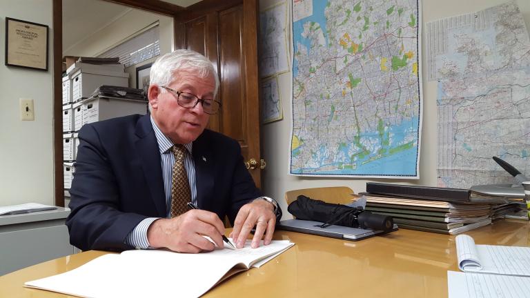 Lavine says Republican state Senate has blocked important bills Lavine says Republican state Senate has blocked important bills