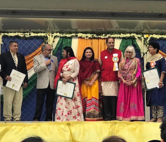 D’Urso presents citation to India Association of LI