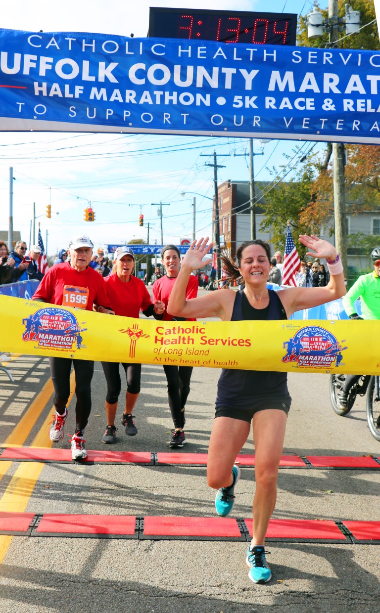 Manhasset’s Maggie Tursi is Suffolk County Marathon women’s winner