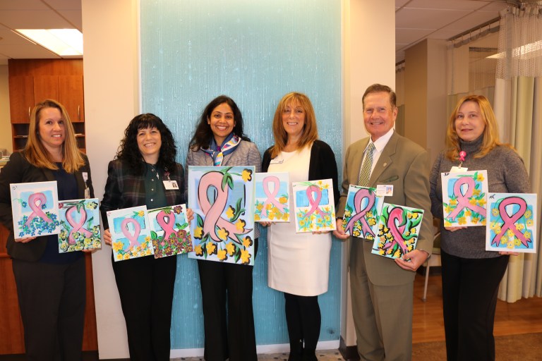 Nature’s Bounty teams with American Cancer Society for “Paintings with a Purpose” to brighten NYU Winthrop Breast Health Center