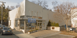 Temple Isaiah of Great Neck, pictured here, will be hosting its Super Tag Sale in early November. (Photo from Google Maps)