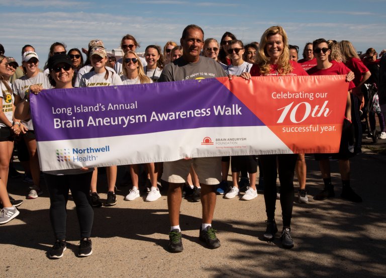 Northwell brain aneurysm walk raises $90K