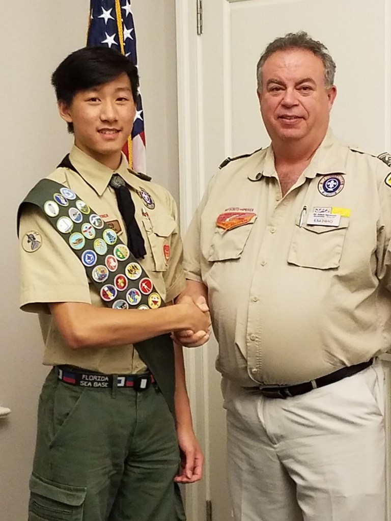 Roslyn senior earns Eagle Scout rank