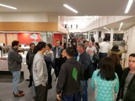 Between the Main Library and the Parkville Branch, more than 2000 people cast ballots in this year's contested Great Neck Library trustee races. (Photo by Janelle Clausen)