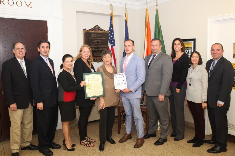 Town of North Hempstead declares October as Domestic Violence Awareness Month