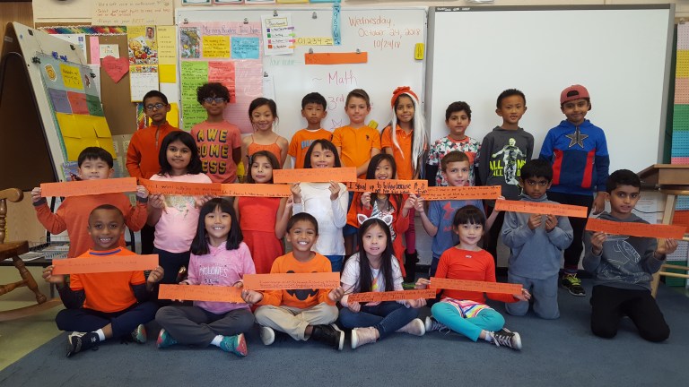 Searingtown School celebrated Unity Day