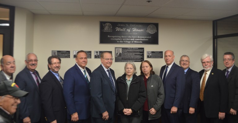 Mineola inducts Stanley Krause into John DaVanzo Wall of Honor