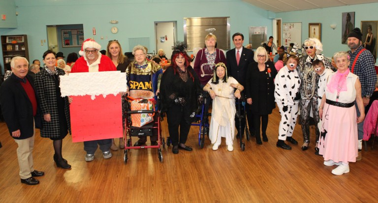 Halloween parade at the Senior Center