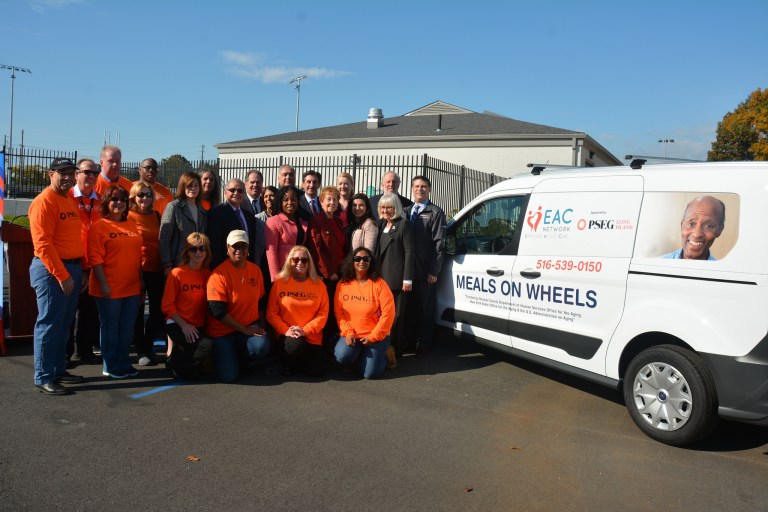 PSEG Long Island donates van to EAC for Meals on Wheels