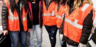 Members of the South High Robotics Team participated in the Skanska Day of Discovery on Nov. 12, 2018. (Photo courtesy of the Great Neck Public Schools)