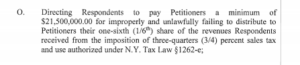 According to an amended complaint filed against Nassau County and the towns, more than a dozen villages are seeking $21.5 million.