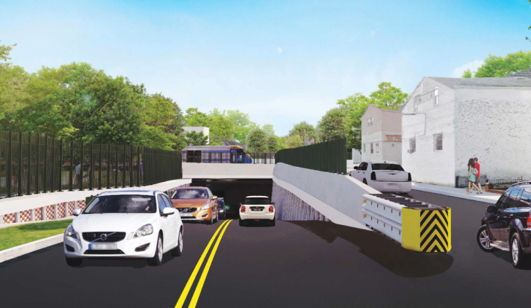 Third track construction pushes on, but delays ahead for Covert Ave