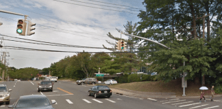 A woman was struck and killed trying to cross Lakeville Road from Cumberland Avenue on Monday night. (Photo from Google Maps)