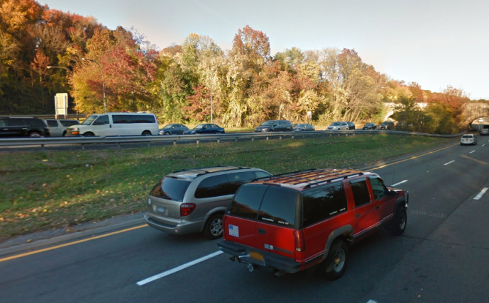 The Northern State Parkway, which is maintained by the state transportation department, could see some resurfacing next year. (Photo from Google Maps)