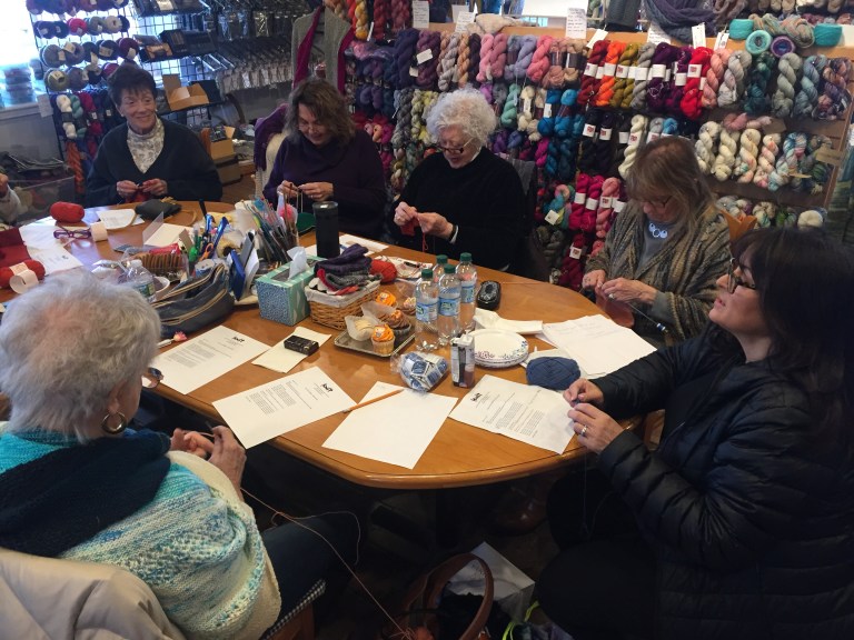 Knit in Roslyn brings women together to support shooting victims