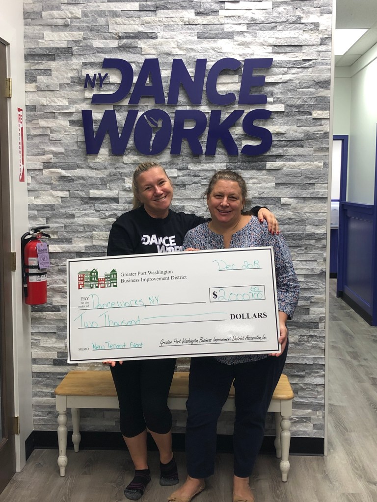 Greater Port Washington BID awards $2,000 to Danceworks, NY