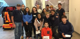 Junior firefighters with the Alert Fire Company learned from a renowned fire chief. (Photo courtesy of Alert Fire Company)