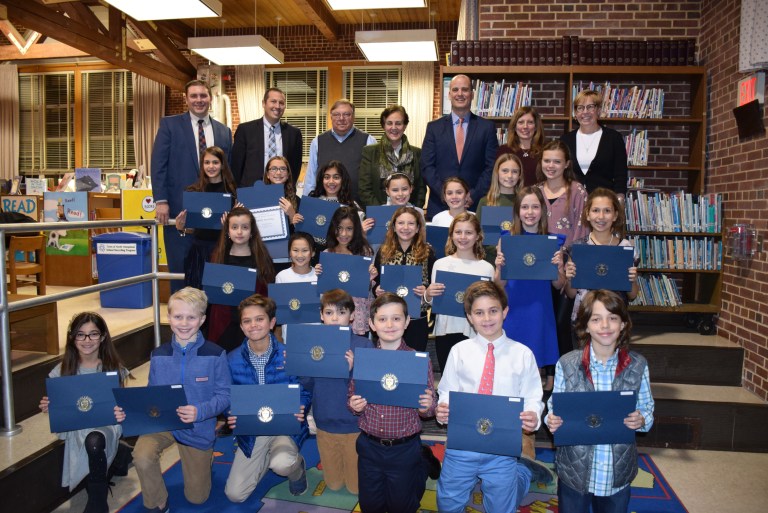 Munsey Park student leaders honored for good deeds