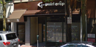 T-Swirl Crêpe, as seen here in 2017, is officially open for business. (Photo from Google Maps)