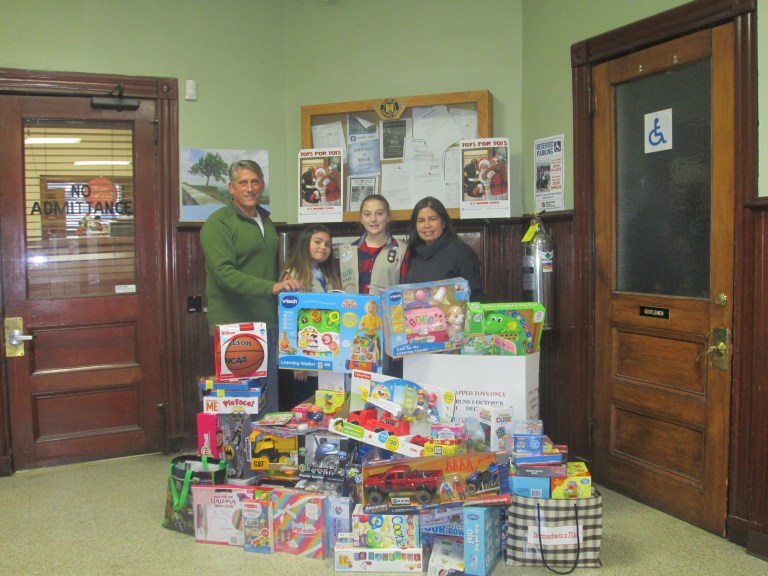 New Hyde Park Village Hall collects Toys for Tots