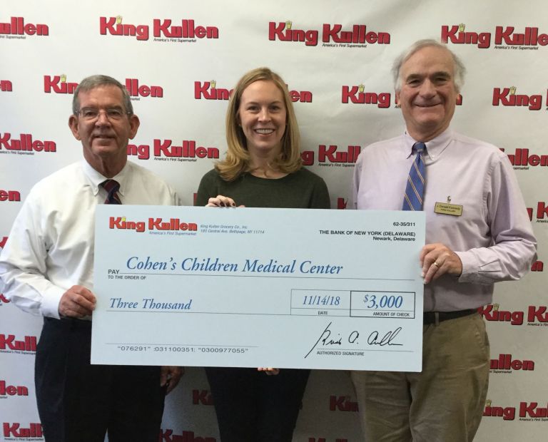 King Kullen raises $3,000 for Cohen’s Children’s Medical Center