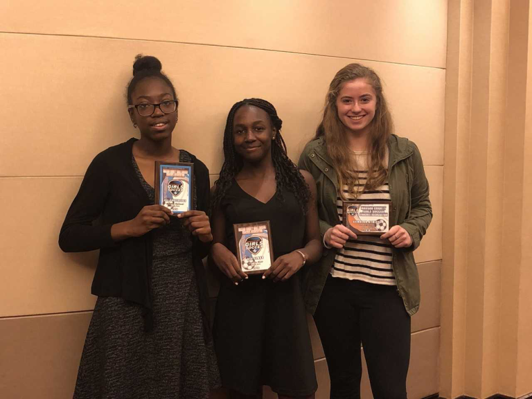Floral Park soccer athletes honored
