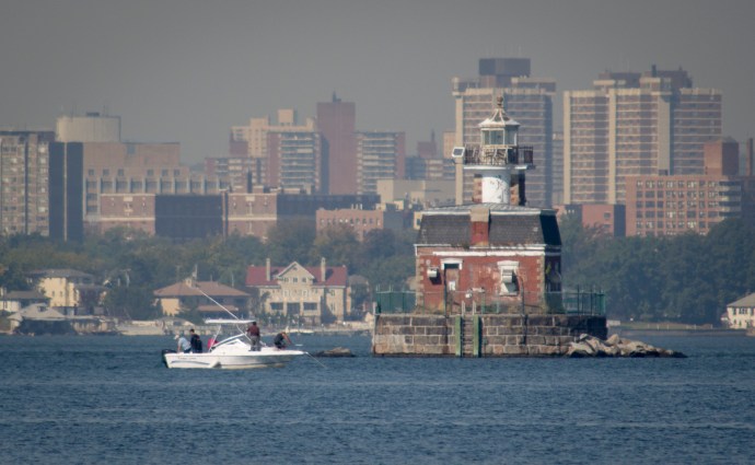 The Town of North Hempstead wants to spend $1.25 million on helping the Stepping Stones Lighthouse over the next five years. (Photo by Janelle Clausen)