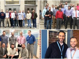 Staff at North Middle School, North High School, JFK Elementary School and E.M. Baker School grew beards to help raise money and awareness about men's health issues. (Photo courtesy of the Great Neck Public Schools)