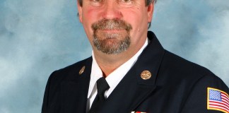 Raymond Plakstis Jr. served two terms as the chief of the Alert Fire Company in Great Neck, where he served for 33 years. (Photo courtesy of the Alert Fire Company)