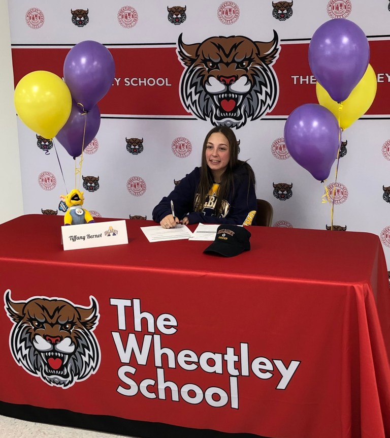 Wheatley student-athlete Tiffany Bernot commits to SUNY Albany Wheatley student-athlete Tiffany Bernot commits to SUNY Albany