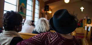 People from a variety of different faiths and backgrounds filled St. Paul A.M.E. Zion Church of Great Neck on Sunday, commemorating the legacy of Dr. Martin Luther King Jr. (Photo by Demi Guo)