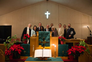 State Sen. Anna Kaplan, Town Supervisor Judi Bosworth and religious leaders were among the event's attendees. (Photo by Demi Guo)
