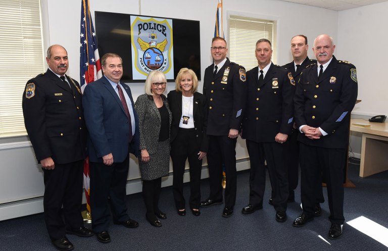 Supervisor Bosworth attends Port police commissioner’s swearing-in ceremony