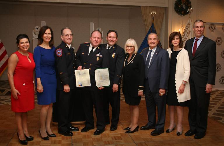 Town officials attend G.N. Vigilant Fire Company dinner