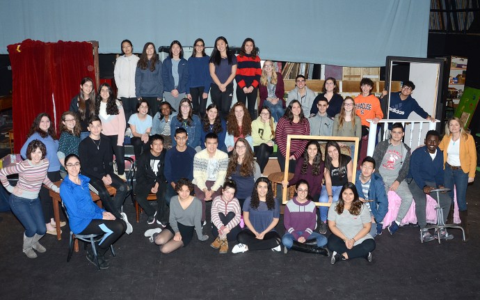 North High will present "The 39 Steps," Feb. 7–9. (Photo by Irwin Mendlinger)
