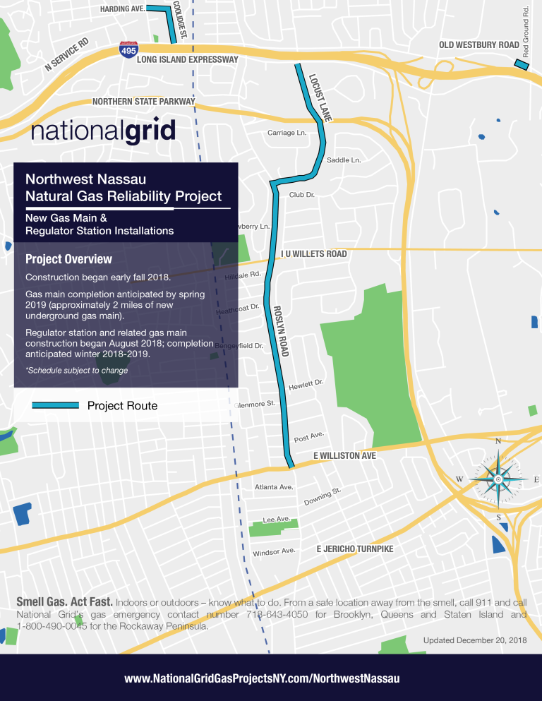 No end date set for National Grid work on Roslyn Road