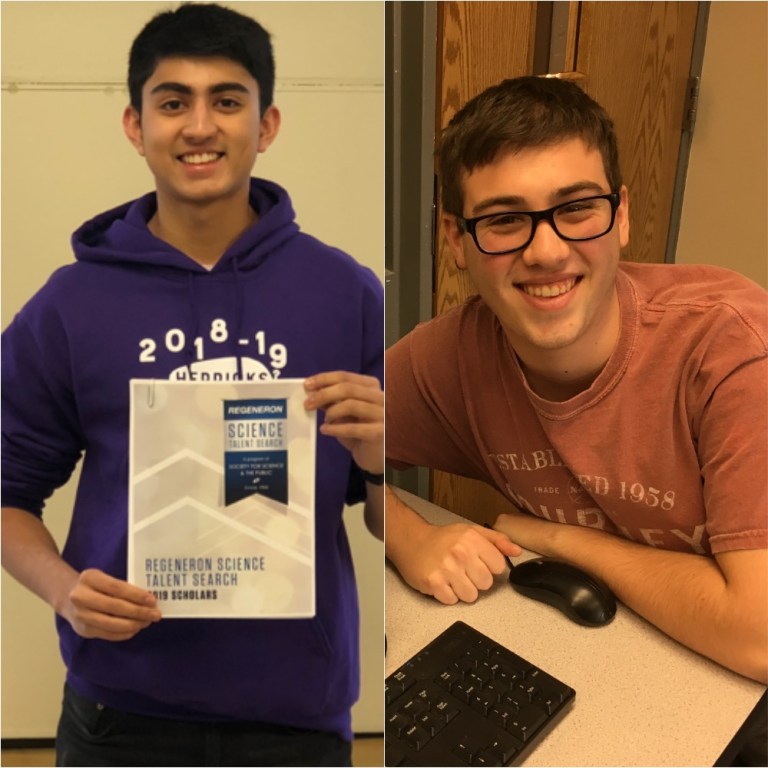 Herricks, Roslyn students named Regeneron finalists