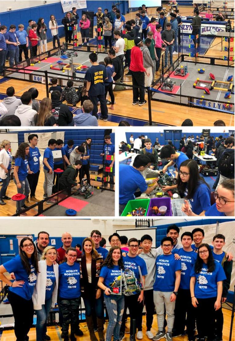 Roslyn High School hosts robotics qualifying competition Roslyn High School hosts robotics qualifying competition