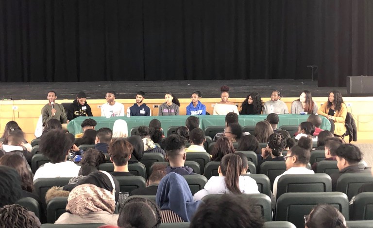 Alumni share college experiences with Elmont’s seniors