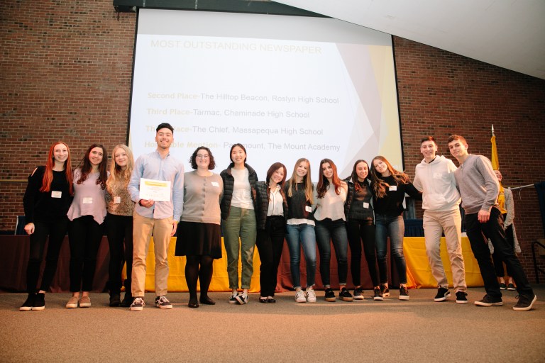 Adelphi hosts high school students at Press Day, Quill Awards Ceremony