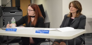 Assistant Director Tracy Van Dyne was appointed acting library director at the Great Neck Library's board meeting on Monday, following the acceptance of Library Director Denise Corcoran's resignation. (Photo by Janelle Clausen)