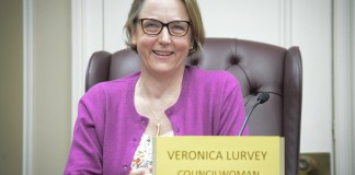 Veronica Lurvey said that if you told her six months ago she'd be sitting in Anna Kaplan's old Town Council seat, she'd be very "surprised." (Photo by Janelle Clausen)