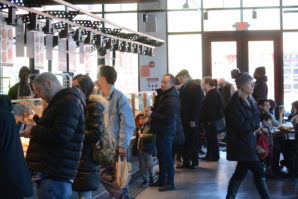 Lines have been almost constant at Marie Blachére, with hundreds of people coming in per day to have a taste of France. (Photo by Janelle Clausen)